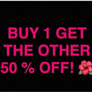 BOGO free or half of some items come check out!!
